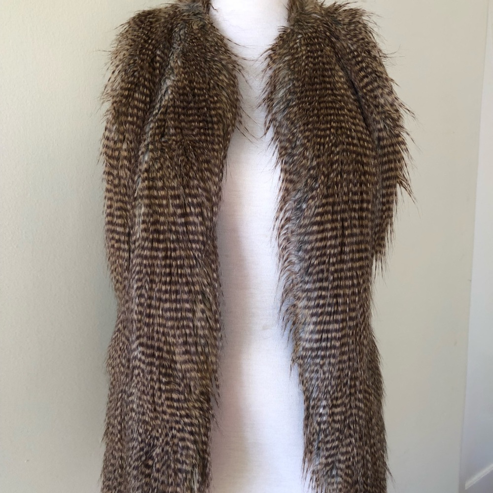 Twelfth Street by Cynthia Vincent Fur Vest